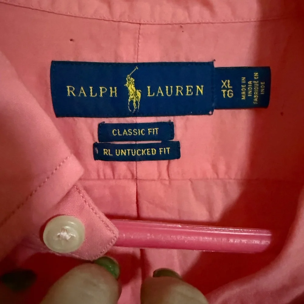 Ralph Lauren Men's Coral Button Down Shirt - Picture 2 of 7